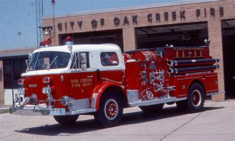 ALF 800-Series Oak Creek Fire Department Oak Creek, Wisconsin | Fire trucks, Fire engine, Fire ...