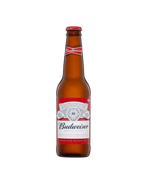 Budweiser Lager Beer Bottle - Boozy