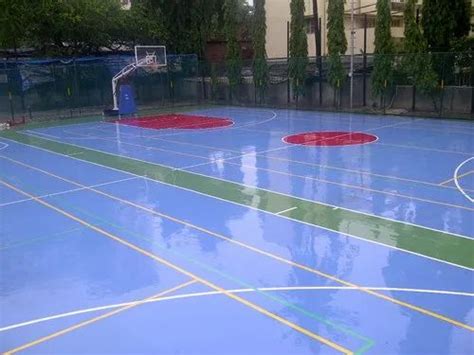 Basketball Court Flooring - Acrylic Sports Flooring Manufacturer from Navi Mumbai