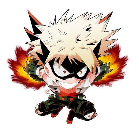 Katsuki Bakugou Chibi by StaticBlu on DeviantArt