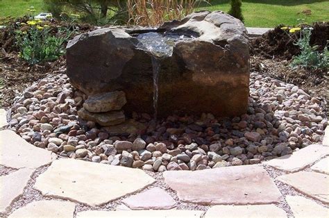 38 Most Stunning Bubbling Rock Water Feature You Must Try | Backyard ...