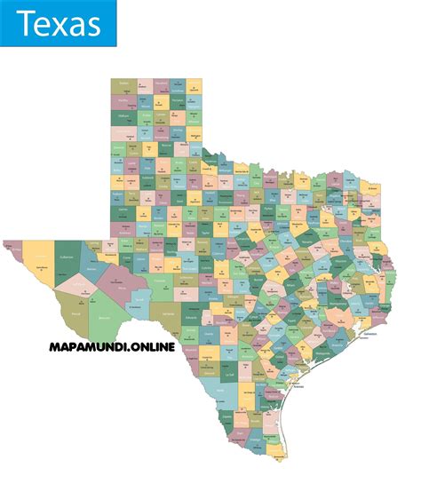 Tía Petición empleo mapa del estado de texas Analítico Exceder Motel