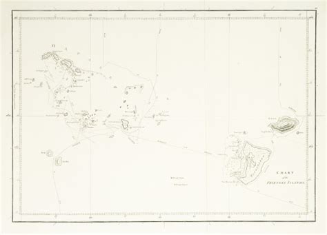 Chart of the Friendly Islands. - Antique Print Map Room