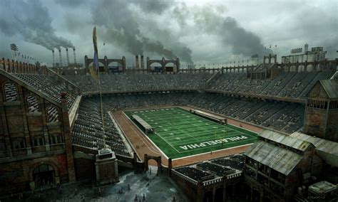 stadium, Concept Art, Video Games, Smoke, Philadelphia, Industrial, Sports, American Football ...