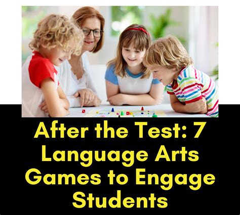 7 Language Arts Games: End of Year Activities for After State Testing ...