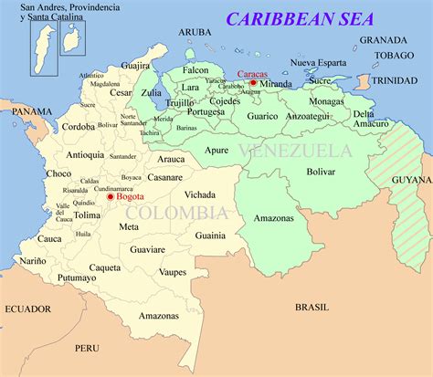 Archivo:Colombia Venezuela map.png - Wikipedia, la enciclopedia libre
