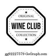 190 Wine Club Logo Vintage Isolated Label Clip Art | Royalty Free - GoGraph