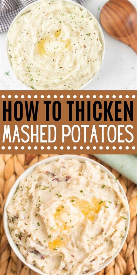 How to Thicken Mashed Potatoes - Eating on a Dime