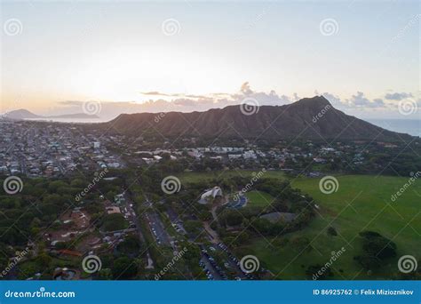 Diamond Head Volcano stock photo. Image of diamond, honolulu - 86925762