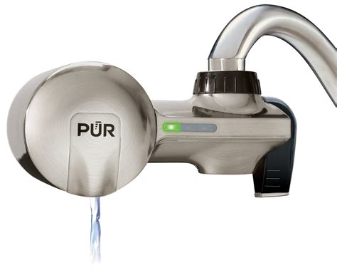 PUR Advanced Faucet Water Filter, PFM450S, Stainless Steel Style – BrickSeek
