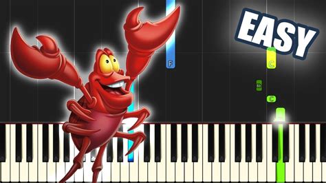 Under the Sea - The Little Mermaid | EASY PIANO TUTORIAL + SHEET MUSIC by Betacustic Chords ...