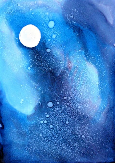 Galaxy full moon moon galaxies abstract by ArtworksEclectic