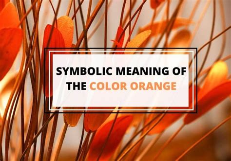 Symbolic Meaning of the Color Orange - Symbol Sage