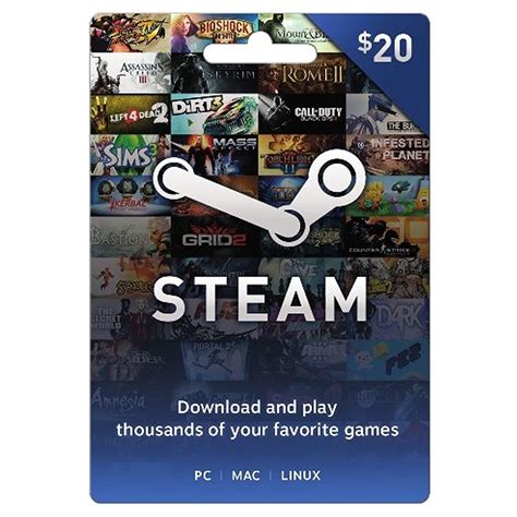 Amazon.com: Valve - Steam Wallet Prepaid Card ($20) : Video Games