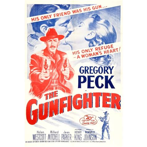 THE GUNFIGHTER Gregory Peck, Helen Westcott 1950