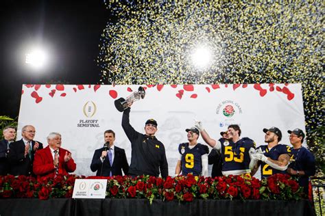 Michigan football tops Alabama in Rose Bowl, 27-20 in OT, to go to ...