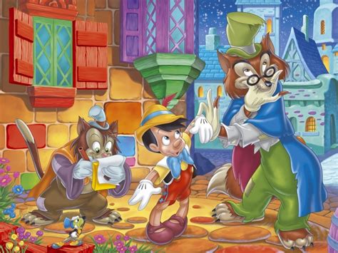 Pinocchio Fox And The Cat- WallpaperUse