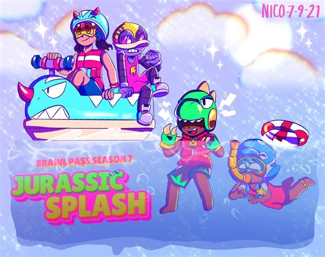 Jurassic Splash 🌊 : r/Brawlstars