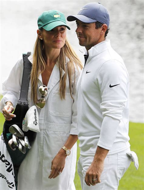 Rory McIlroy wife: Erica Stoll upstages golfer at Masters 2018 in plunging jumpsuit | Celebrity ...