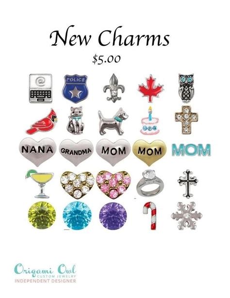 Origami Owl - New Charms | Origami owl, Origami owl charms, Origami owl ...