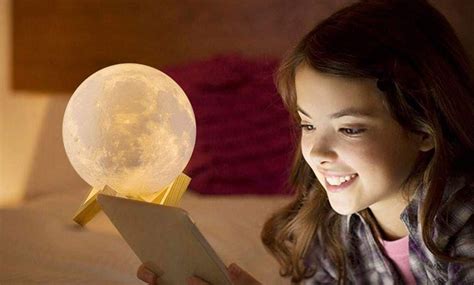 Up To 52% Off 16-Colour Rechargeable Moon Lamp with Remote Control ...