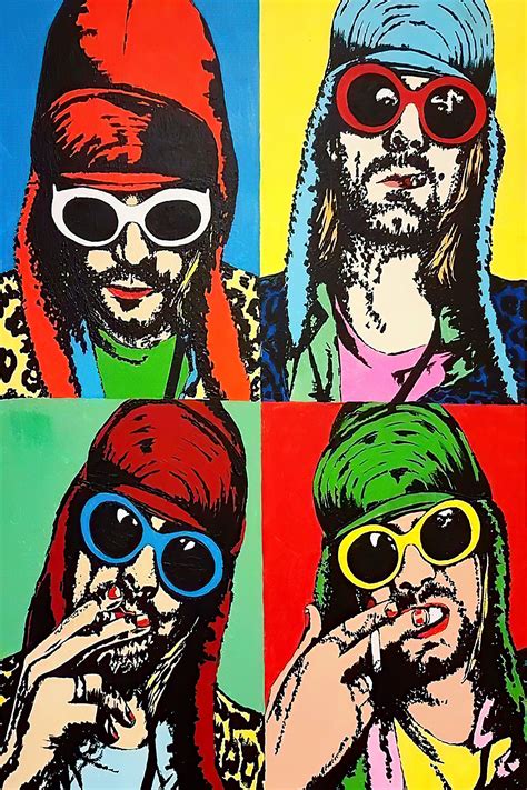 Nirvana kurt Cobain Rock Poster Reproduction 12x18 - Etsy | Nirvana art ...