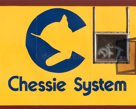 Chessie Logo on Side of Vintage Railroad Car Editorial Stock Photo - Image of metal, commercial ...