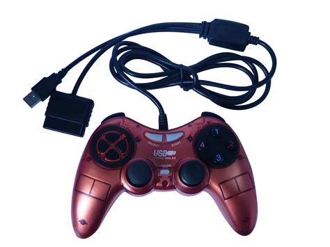 2 in 1 Double Shock Joystick FOR PS2/PC (PS2-900) - China Joystick and ...