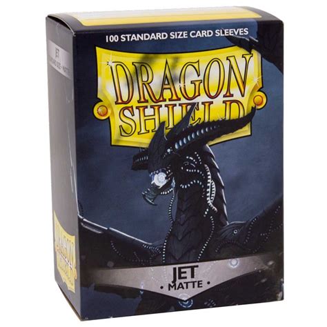 Dragon Shield Standard 100ct Jet MATTE 63x88mm Sleeves