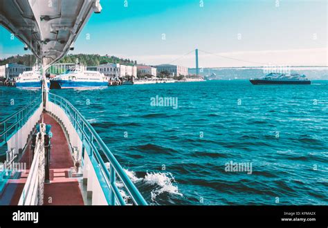 Bosphorus bridge view from the boat Stock Photo - Alamy