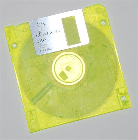 Floppy Disk - Storage Device. Stores only 1.44MB of data. Used to be ...