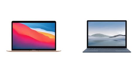 Surface Laptop 4 vs M1 MacBook Air - features and price comparison ...