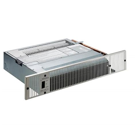 Quiet-One 2000 Series 11,995 BTU Hydronic Kickspace Heater in Stainless Steel (Not Electric ...