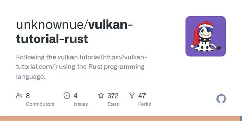 GitHub - unknownue/vulkan-tutorial-rust: Following the vulkan tutorial(https://vulkan-tutorial ...