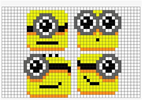 Download Pixel Art Minion Cute | Transparent PNG Download | SeekPNG