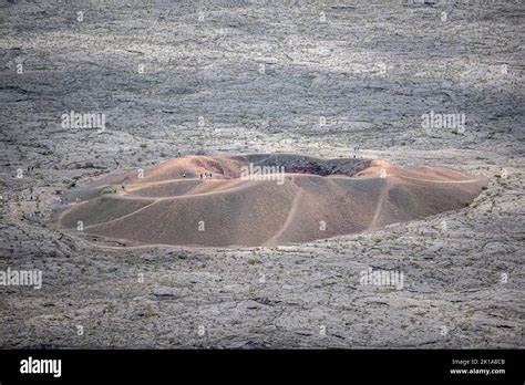 Formica Leo small crater close to Piton de la Fournaise active volcano ...