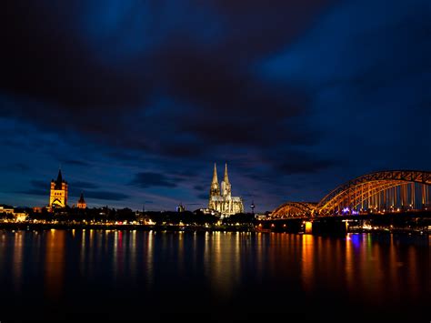 Cologne Skyline | Standing on the other side of the river Rh… | Flickr