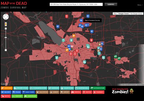 'Map of the Dead' shows how to survive a zombie apocalypse in Syracuse ...