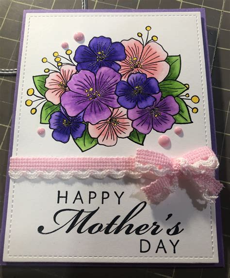 Pin by Missy Terry on My handmade cards | Happy mother's day card ...