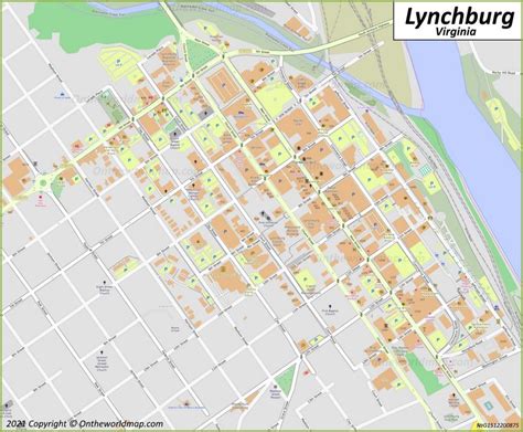 Downtown Lynchburg Map