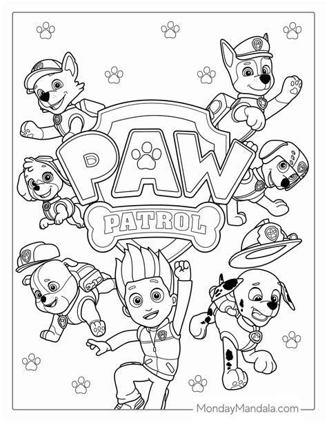 58 Paw Patrol Coloring Pages (Free PDF Printables) | Paw patrol ...