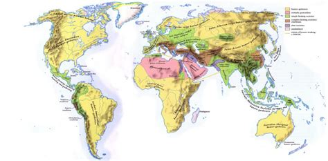 The world map (2000 BC) - Vivid Maps