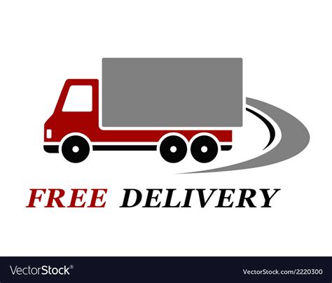 Delivery truck Royalty Free Vector Image - VectorStock