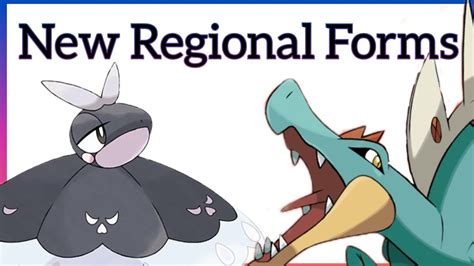 New Pokemon Regional Forms that need to be seen - YouTube