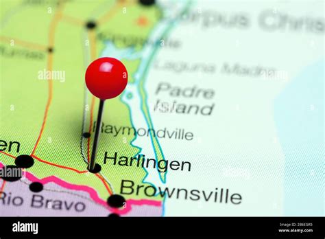 Harlingen texas on a map hi-res stock photography and images - Alamy