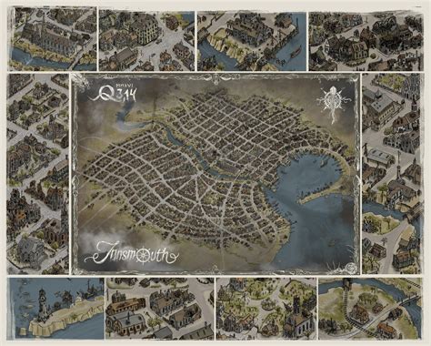 Innsmouth map - presentation by qpiii on DeviantArt