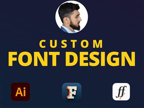 Custom font development, font design, font logo, typography for you ...