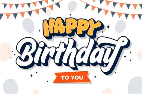 Free Vector | Happy birthday banner in retro style concept