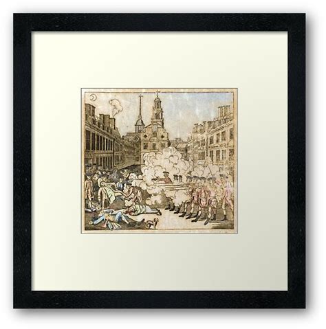 "Boston Massacre" Framed Art Print by kreicher | Redbubble