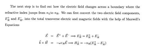 electromagnetism - Electric and magnetic field change across boundary ...